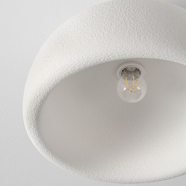 Nova Luce Bílé stropní světlo Davo 43 cm