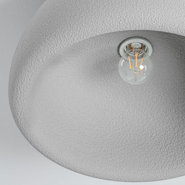 Nova Luce Šedé stropní světlo Davo 43 cm