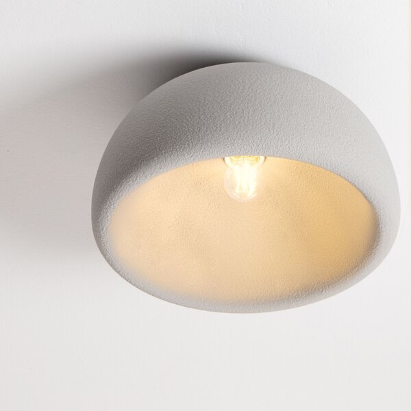 Nova Luce Šedé stropní světlo Davo 43 cm