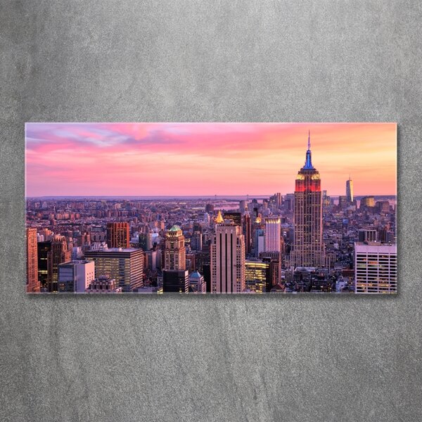 Foto obraz skleněný horizontální New York západ osh-89776597