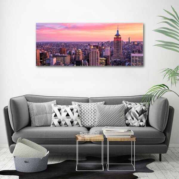 Foto obraz skleněný horizontální New York západ osh-89776597