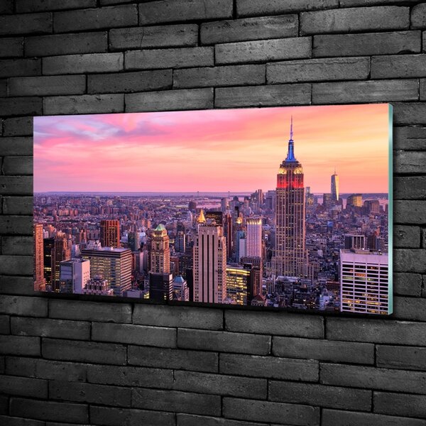 Foto obraz skleněný horizontální New York západ osh-89776597