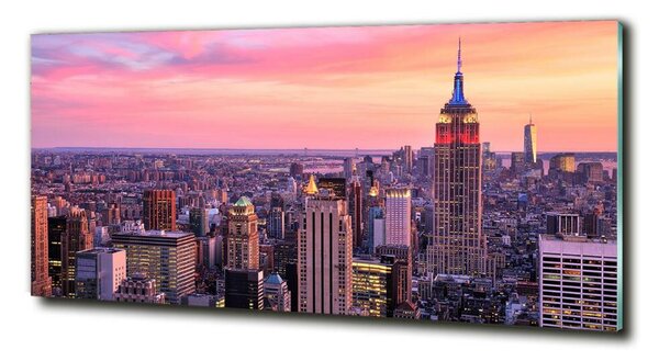 Foto obraz skleněný horizontální New York západ osh-89776597