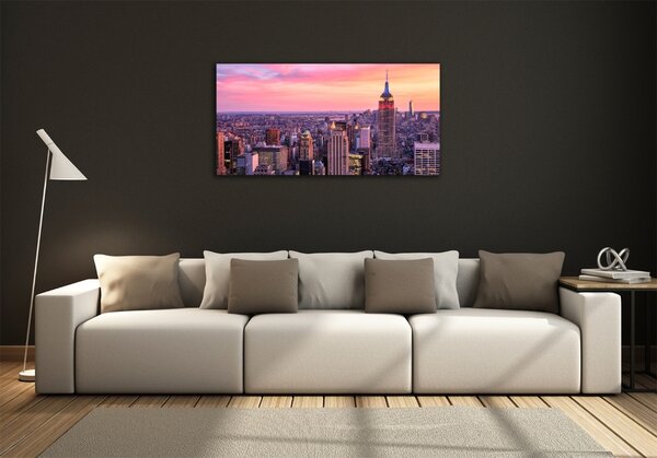 Foto obraz skleněný horizontální New York západ osh-89776597