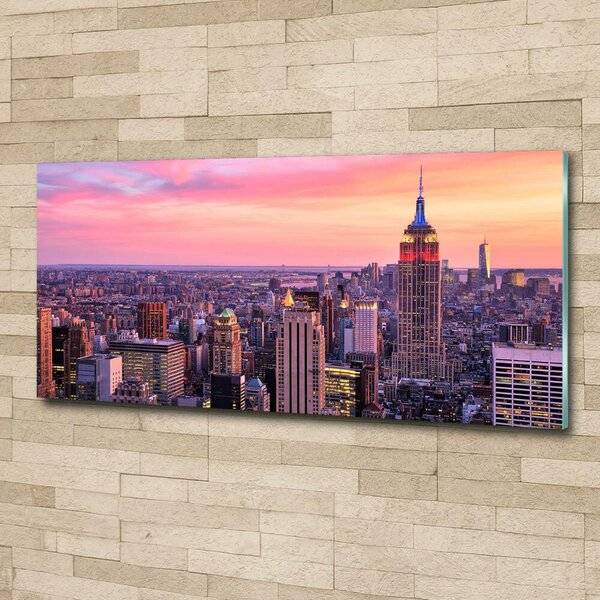 Foto obraz skleněný horizontální New York západ osh-89776597
