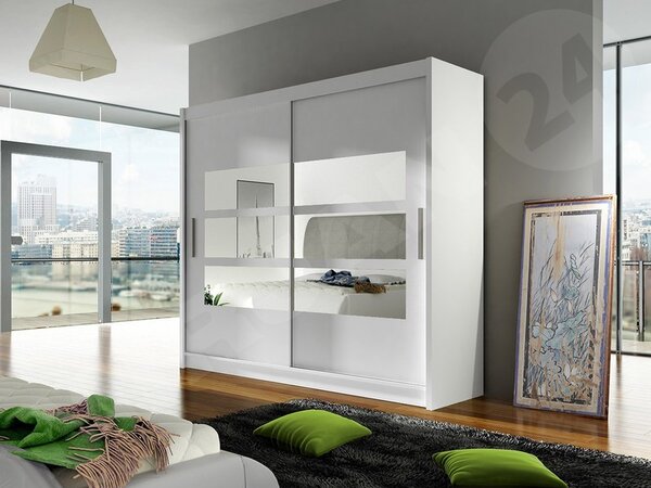 Skříň London III 180, Barva: černá 5902928050615