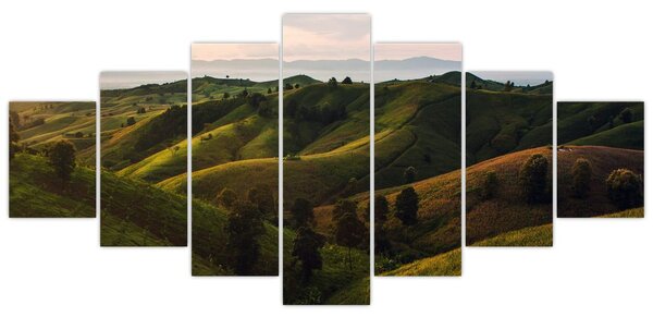 Obraz - Výhled na thajské kopečky (210x100 cm)