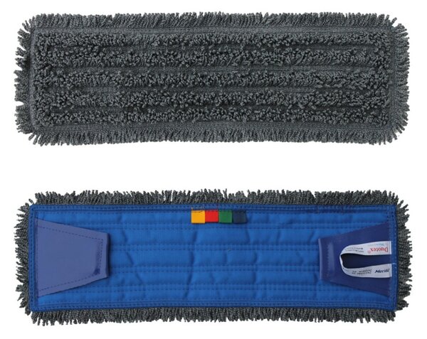 Mop se záložkami Standard, 40 cm - mikrovlákno, šedá