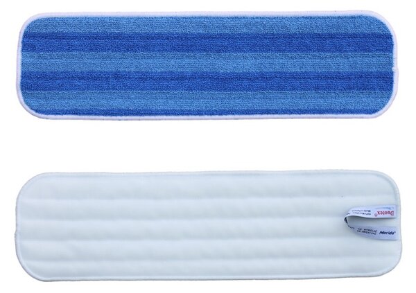 Mop na suchý zip Premium, 47 cm - mikrovlákno, modrá