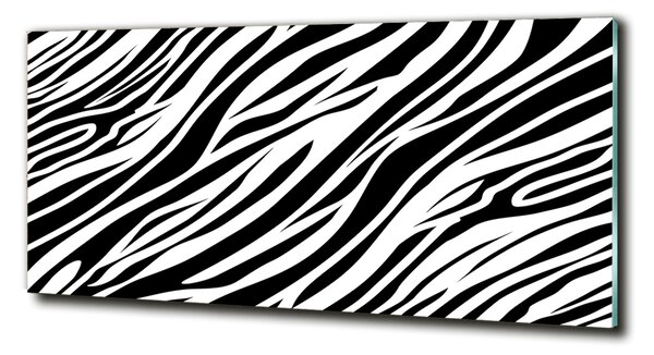 Foto obraz sklo tvrzené Zebra pozadí osh-89914611