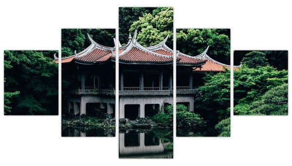 Obraz z japonské národní zahrady (125x70 cm)