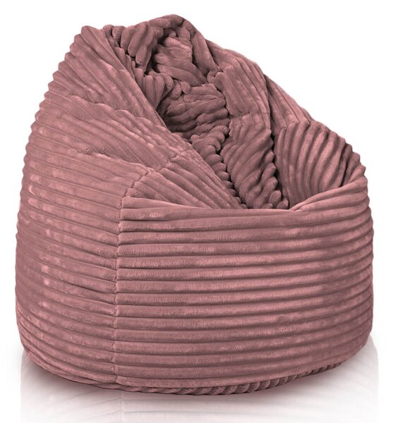 Sedací vak Primabag Mega Sako Velvet růžová