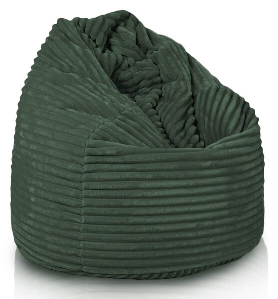 Sedací vak Primabag Mega Sako Velvet zelená