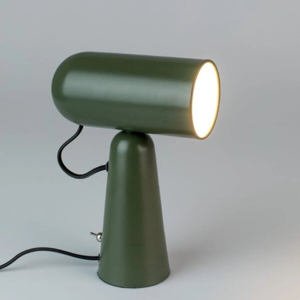 White Label Zelená stolní lampa WLL VESPER