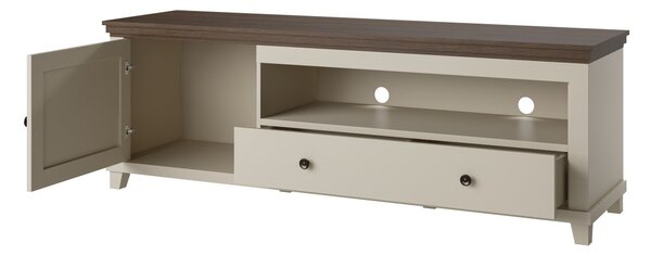 Nábytek do obývacího pokoje ve venkovském stylu EVORA světle béžová/dub Dunin