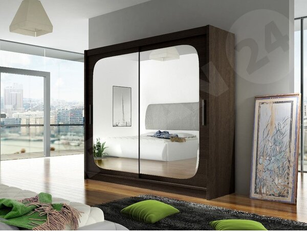 Skříň London VIII, Barva: černá 5902928088427