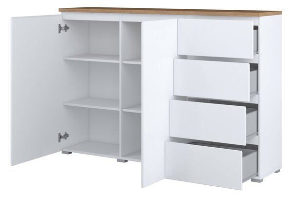 Komoda MODO typ 45 bílá/dub Mauvella