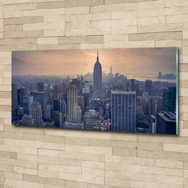 Foto obraz sklo tvrzené Manhattan New York osh-90170601