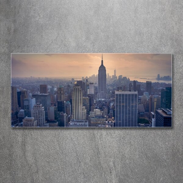 Foto obraz sklo tvrzené Manhattan New York osh-90170601