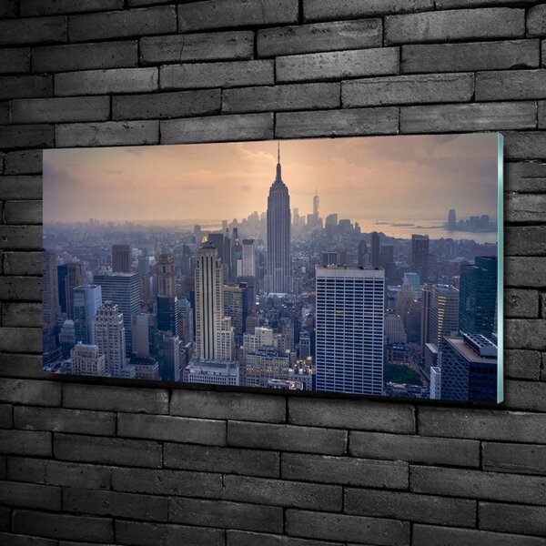 Foto obraz sklo tvrzené Manhattan New York osh-90170601