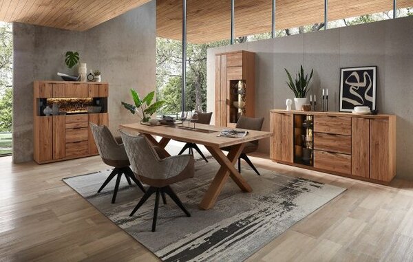 Nábytek do obývacího pokoje a jídelny ARCANA dining room_ divoký dub