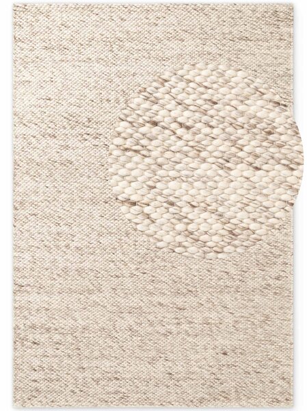 ELLE Decoration, Kusový koberec Lyon Beans 106316 Natural Cream Brown z kolekce Elle, 140x200, hnědá, ložnice