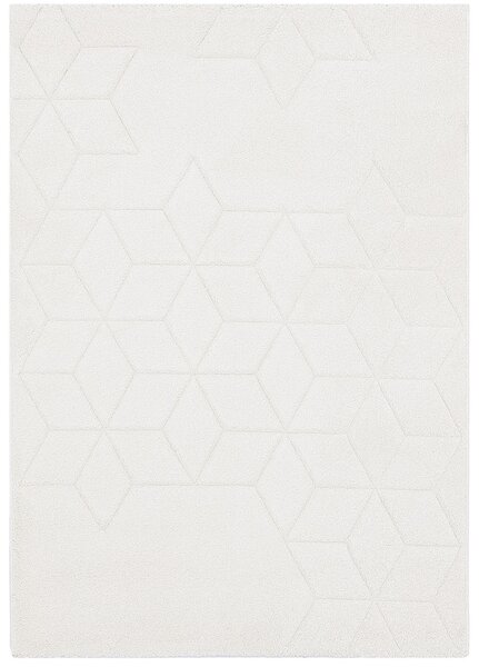 Breno Kusový koberec VEGAS UNI C1/WWW, Bílá, 120 x 170 cm