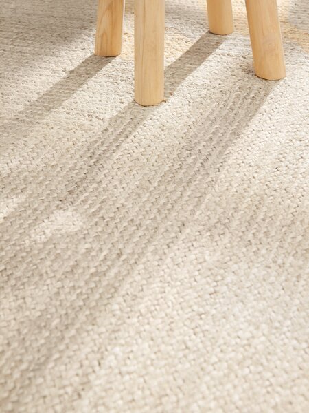 Hanse Home, Kusový koberec Juno 106323 White, 60x90, bílá, chodba / předsíň