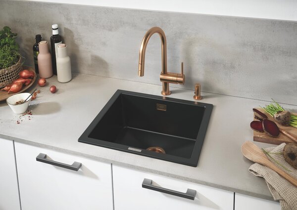 Grohe Minta kuchyňská baterie stojící Brushed Warm Sunset 32321DL2