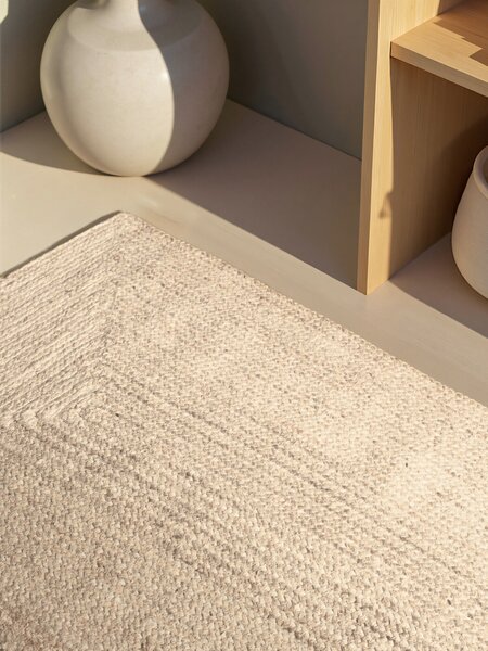 Hanse Home, Kusový koberec Juno 106323 White, 60x90, bílá, chodba / předsíň