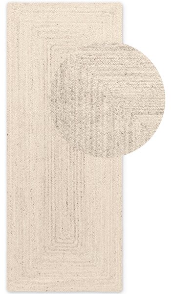 Hanse Home, Běhoun Juno 106323 White, 80x200, bílá, chodba / předsíň