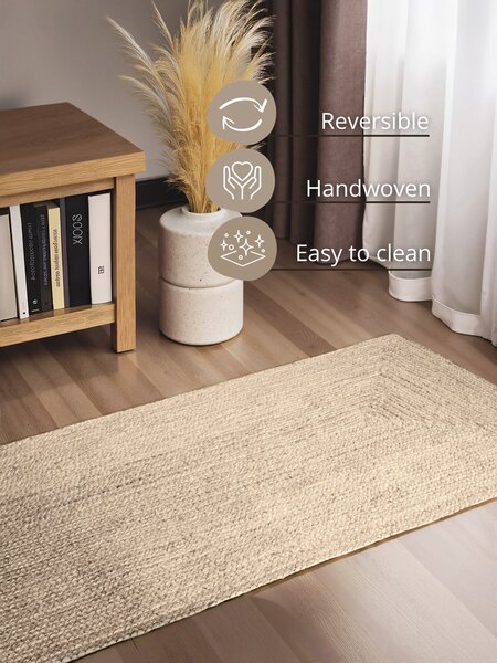 Hanse Home, Běhoun Juno 106323 White, 80x200, bílá, chodba / předsíň