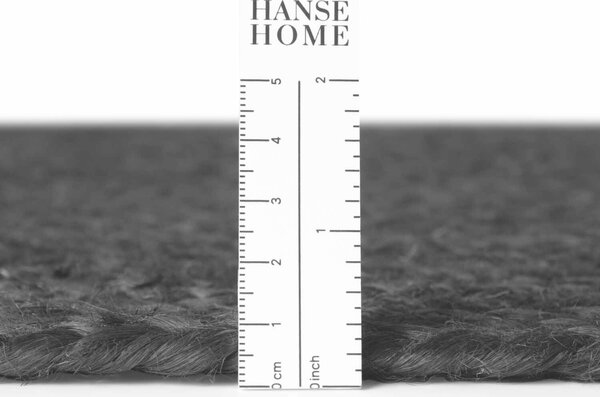 Hanse Home, Kusový koberec Juno 106324 Black, 60x90, černá, chodba / předsíň
