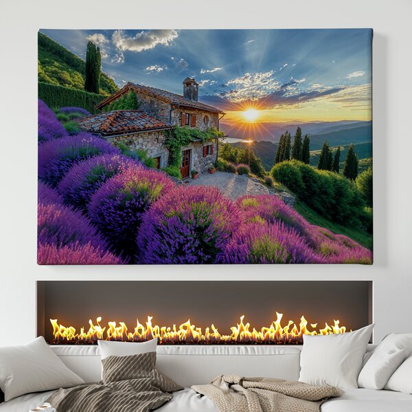 Obraz na plátně - Když levandule v Provence voní FeelHappy.cz Velikost obrazu: 40 x 30 cm