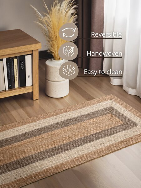 Hanse Home, Běhoun Juno 106327 Natural Gold Multicolor, 80x200, vícebarevná, chodba / předsíň