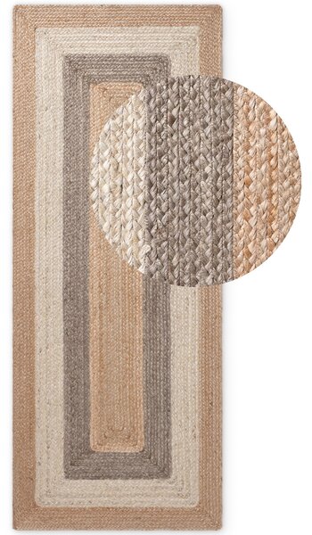 Hanse Home, Běhoun Juno 106327 Natural Gold Multicolor, 80x200, vícebarevná, chodba / předsíň