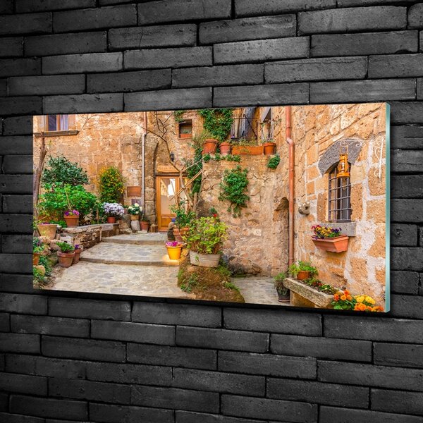 Foto obraz sklo tvrzené Okouzlující ulička osh-90413854