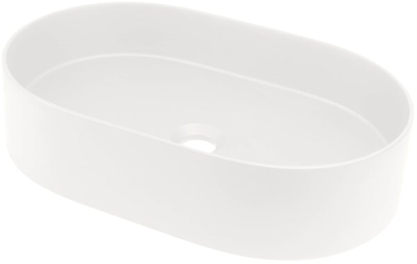 Deante Silia umyvadlo 55x35 cm oválné na pult bílá CQS_AU6S