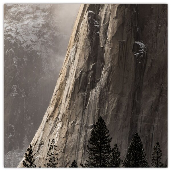 Obraz z údolí Yosemite národní parku, USA (30x30 cm)