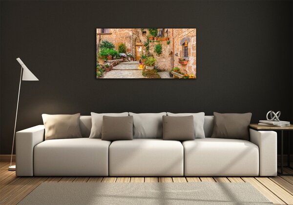 Foto obraz sklo tvrzené Okouzlující ulička osh-90413854