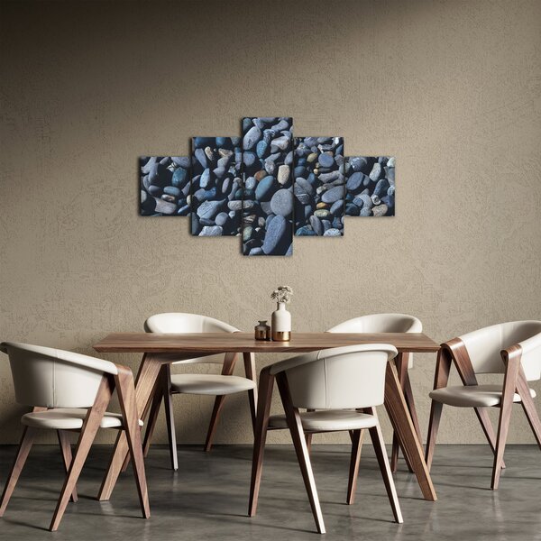 Obraz plážových oblázků (125x70 cm)