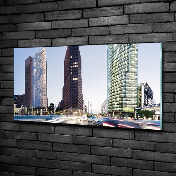 Moderní skleněný obraz z fotografie Mrakodrap osh-90467126