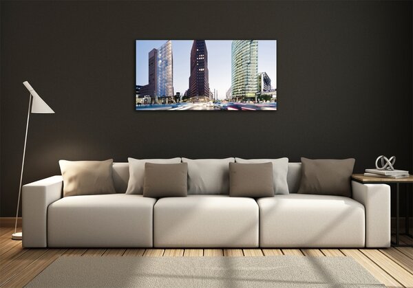 Moderní skleněný obraz z fotografie Mrakodrap osh-90467126