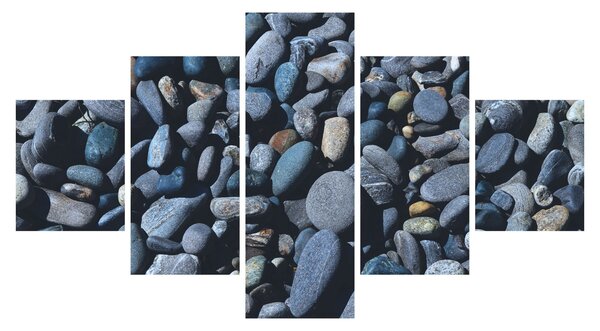 Obraz plážových oblázků (125x70 cm)
