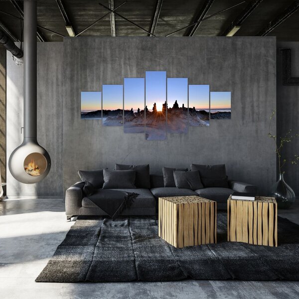 Obraz písečné scénerie (210x100 cm)