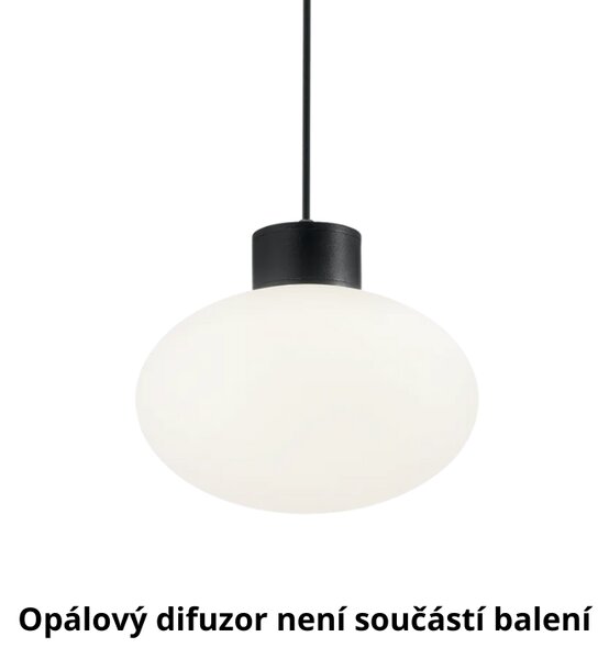 Ideal Lux Závěsná základna CLIO MSP1 NERO, IP44