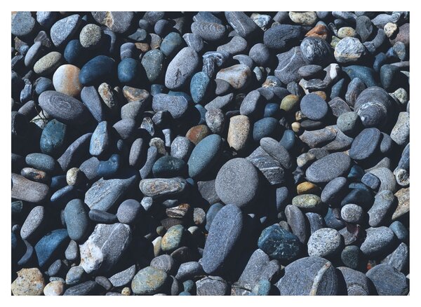 Obraz plážových oblázků (70x50 cm)