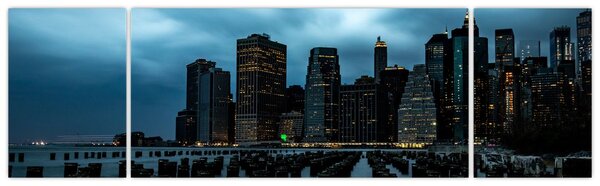 Obraz - Pohled na mrakodrapy New Yorku (170x50 cm)