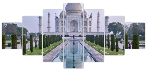 Obraz - Taj Mahal za východu slunce (210x100 cm)