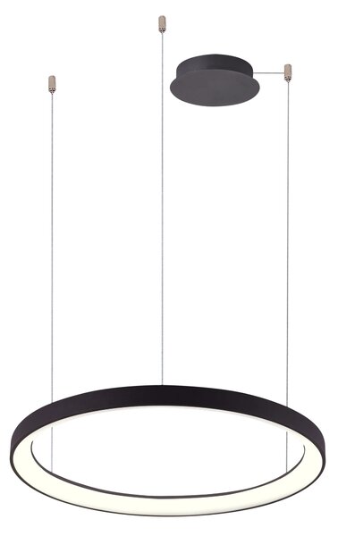 Moderní LED lustr Agnes 78 stmívatelné černé